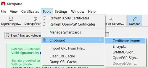 gpg4win-import-paste gpg4win-import-paste