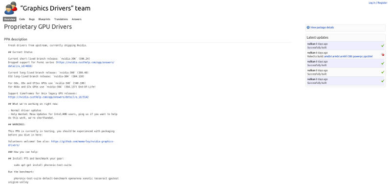 Launchpad PPA Launchpad PPA