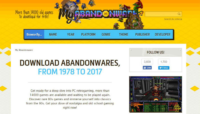 free-games-abandonware