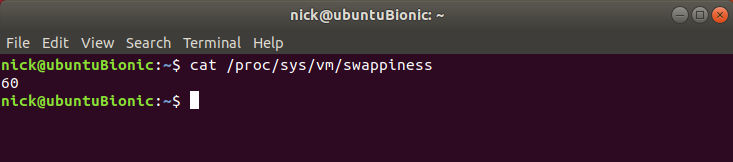 Linux Swappiness