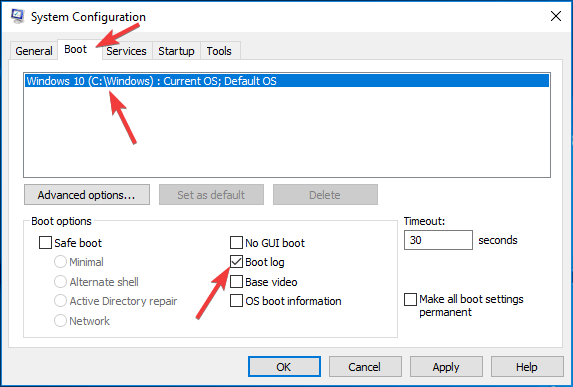 enable-boot-log-win-select-boot-log