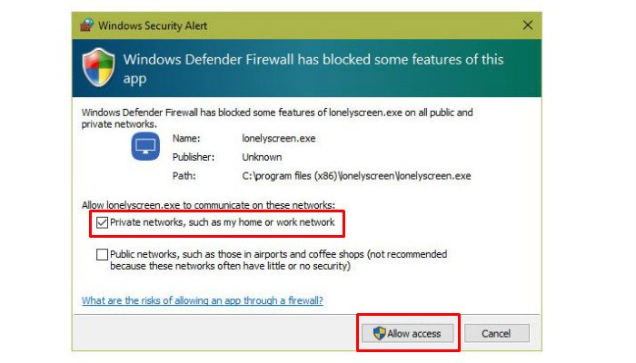 lonelyscreen-firewall