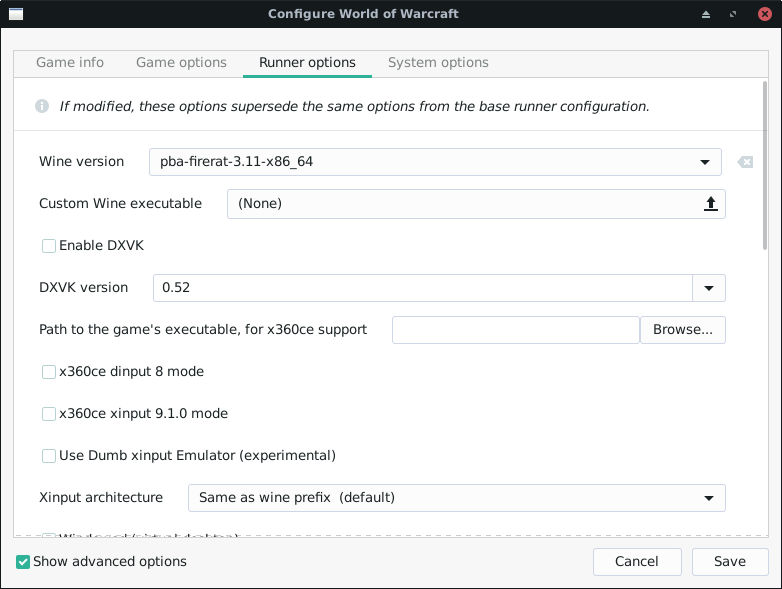 Configure WoW For The Latest Wine
