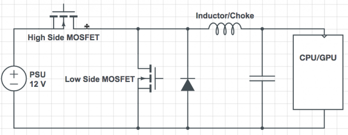 what is a vrm single-phase basic vrm schematic