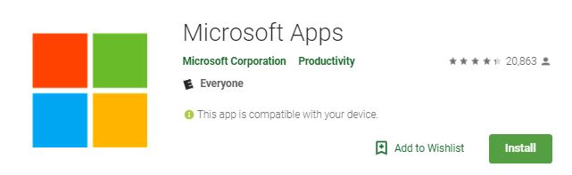 android-collaboration-microsoft-apps