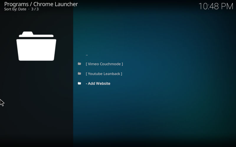 Default Chrome Launchers