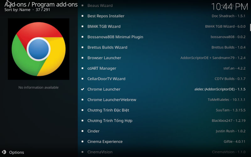 Install Chrome Launcher