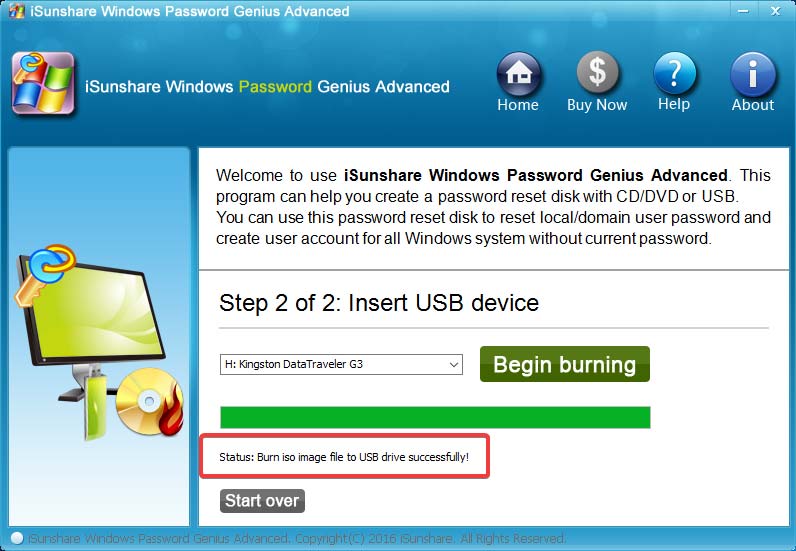 isunshare-password-genius-bootable-usb-created isunshare-password-genius-bootable-usb-created