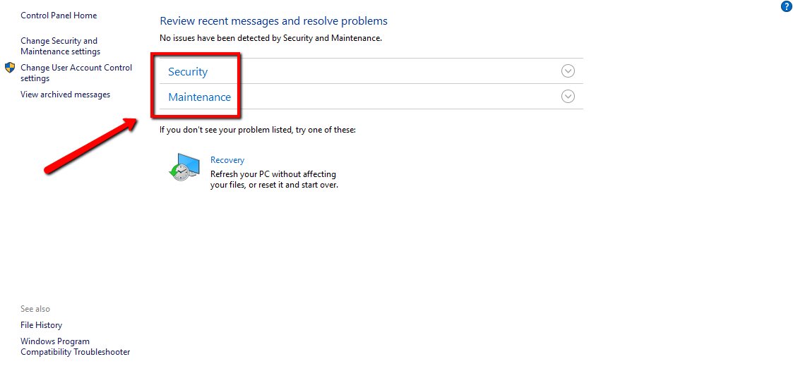 windows10-system-window-securitymaintenace