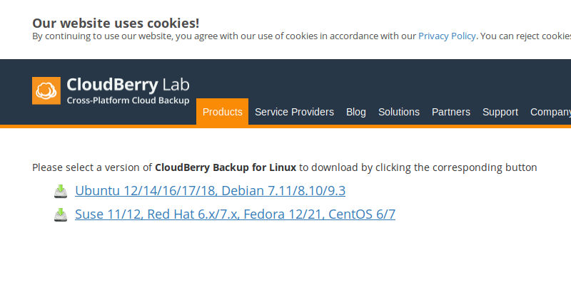 Download Your Distro Package