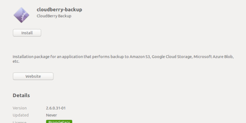 Install CloudBerry Backup