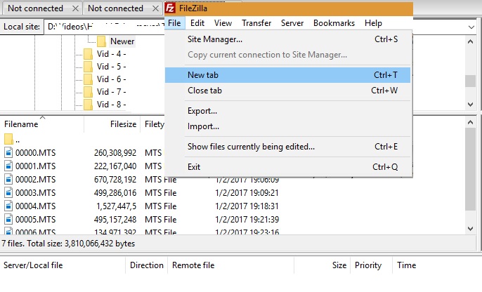 filezilla-multiple-tabbed-instances-multiple-servers filezilla-multiple-tabbed-instances-multiple-servers