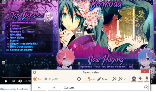 Icecream Video Screen Recorder. 