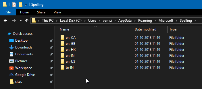 add-words-to-dictionary-wind10-dictionary-directory