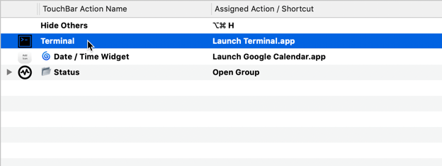 customize-touch-bar-bettertouchtool-selection