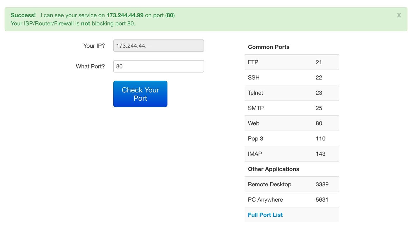 dynamic-ip-address-check-port-status