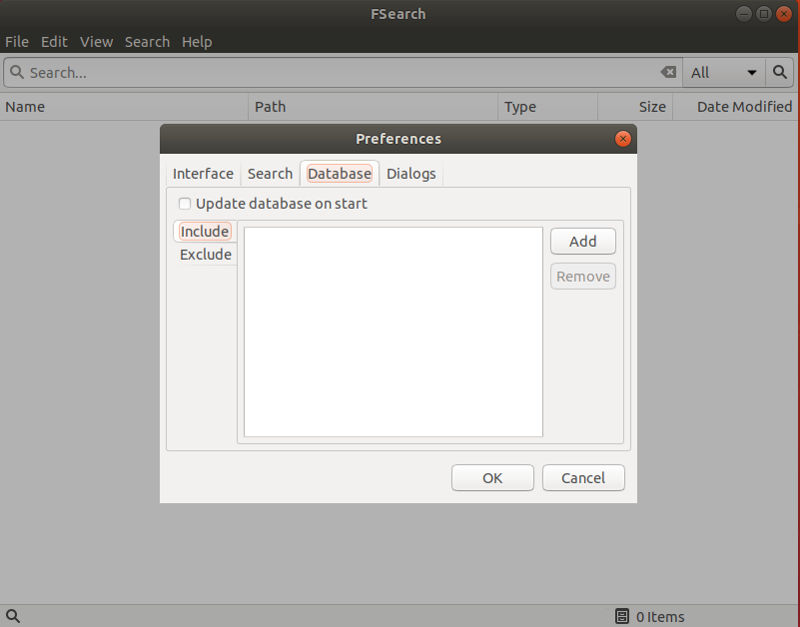 Add Directories to FSearch