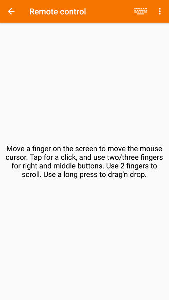 KDE Connect Android Trackpad KDE Connect Android Trackpad