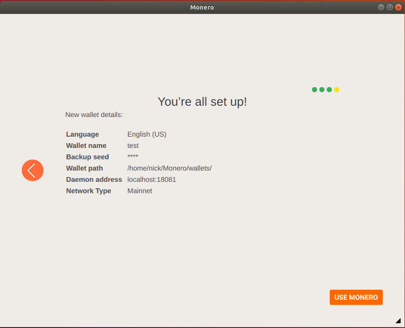 Monero Wallet Setup Complete Monero Wallet Setup Complete