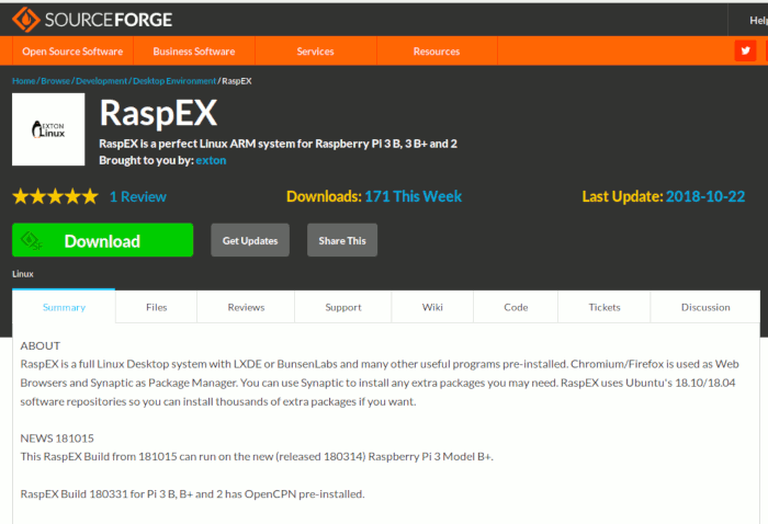 RaspEX Download