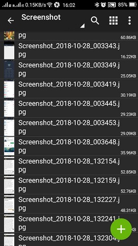 Android Lollipop Dark Theme Inner Folder
