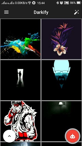 Android Lollipop Dark Themes Applied with Darkify App