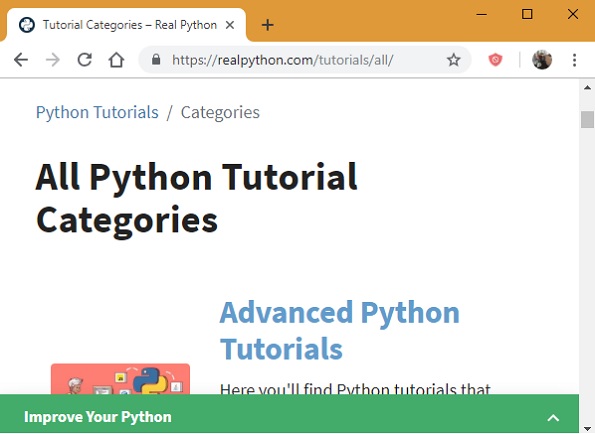 Real Python Advanced Tutorials Real Python Advanced Tutorials