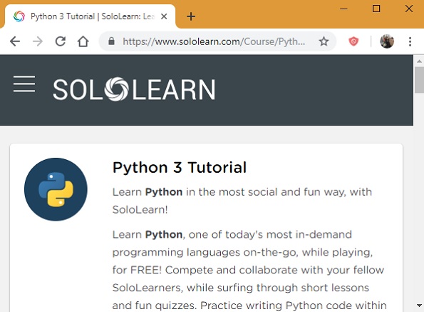 Sololearn Python 3 Tutorials Sololearn Python 3 Tutorials