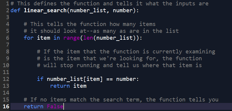 algorithms-linear-search