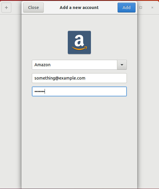 Authenticator Account Filled In