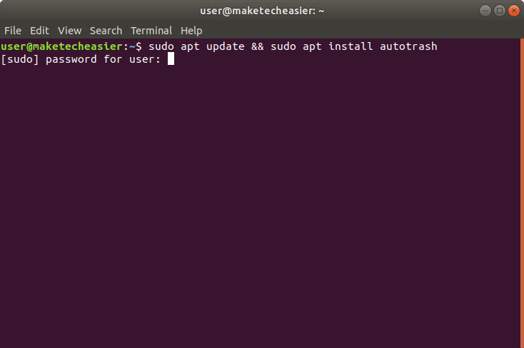 autotrash-install autotrash-install