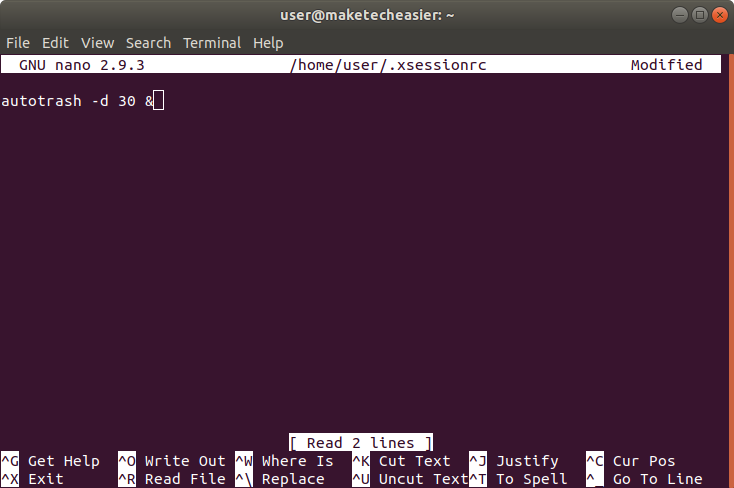autotrash-xsessionrc-schedule-autorun autotrash-xsessionrc-schedule-autorun
