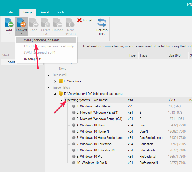 convert-esd-to-iso-select-wim-option convert-esd-to-iso-select-wim-option