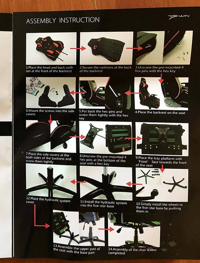 e-win-gaming-chair-review-assembly-instructions e-win-gaming-chair-review-assembly-instructions