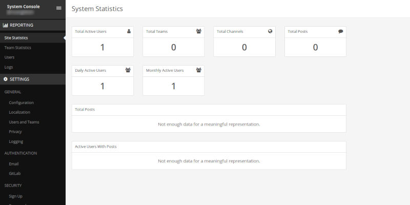 Mattermost System Console