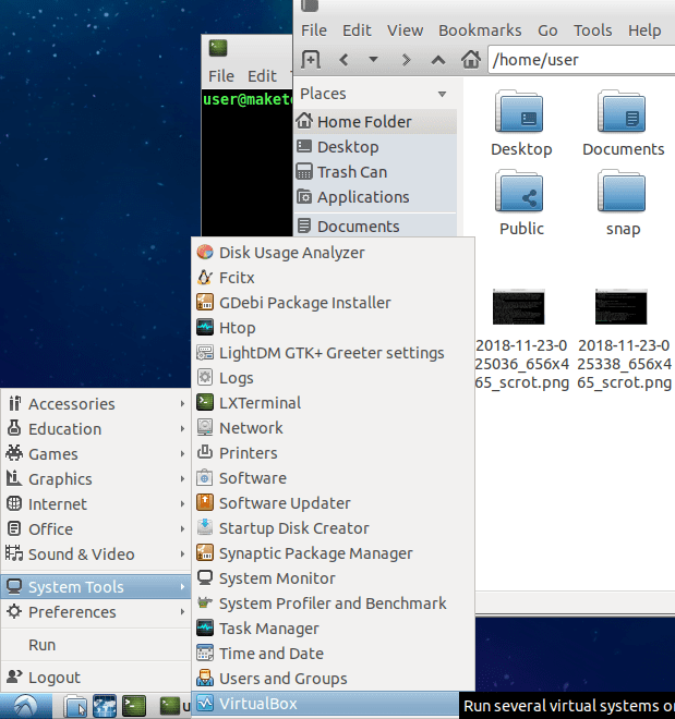 virtualbox-ubuntu-lxde-application-launcher