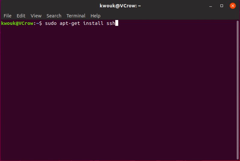 access-linux-server-android-installing-ssh