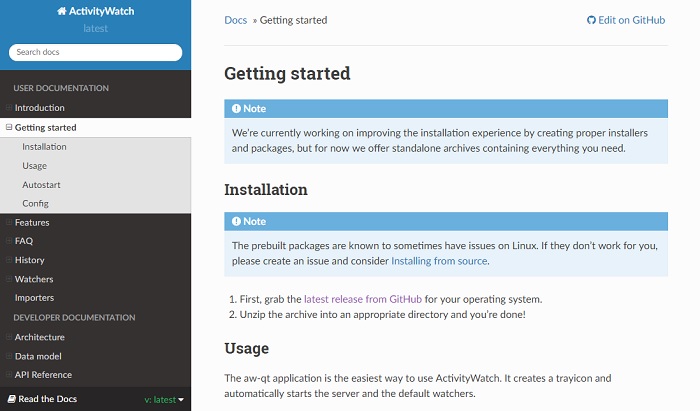 Activity Watch Linux Installation Guidelines