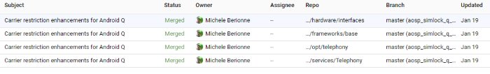 android-q-carriers-commits