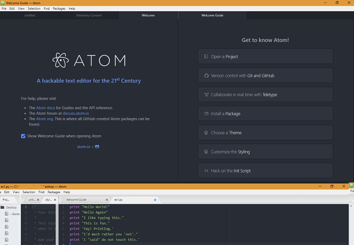 Atom IDE