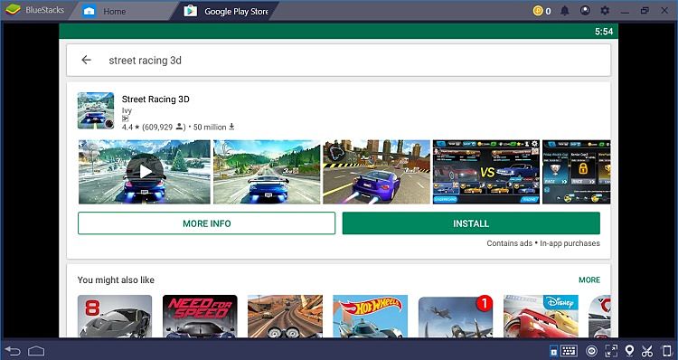Game inside Bluestacks Emulator