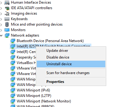 dns-error-uninstall-device