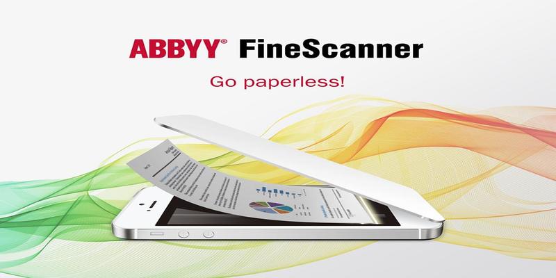 The FineScanner application for iOS.