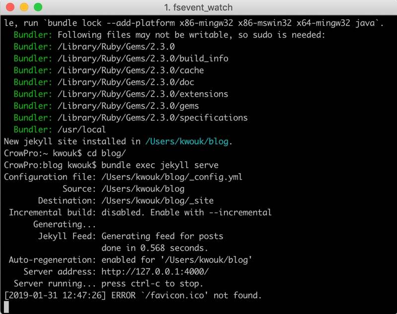 github-pages-jekyll-launch github-pages-jekyll-launch