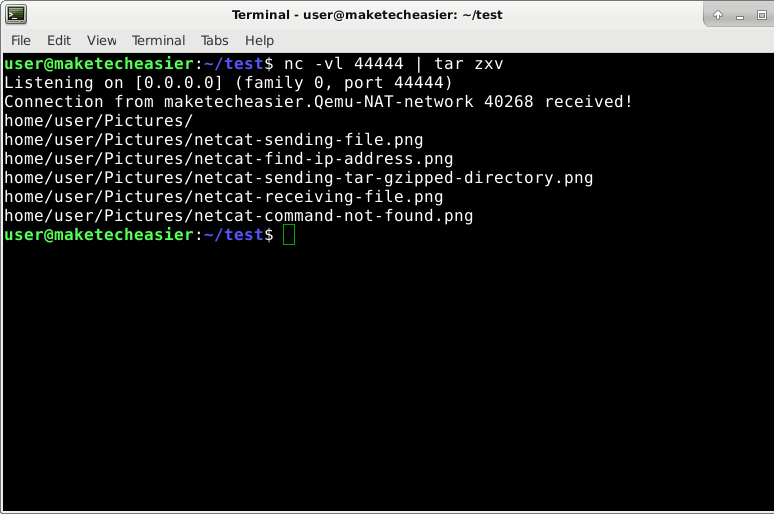 netcat-receiving-tar-gzipped-directory