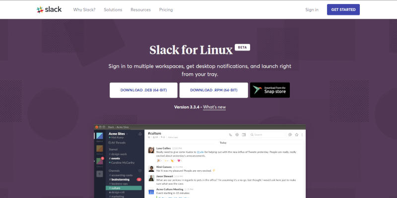 Download Slack for Linux