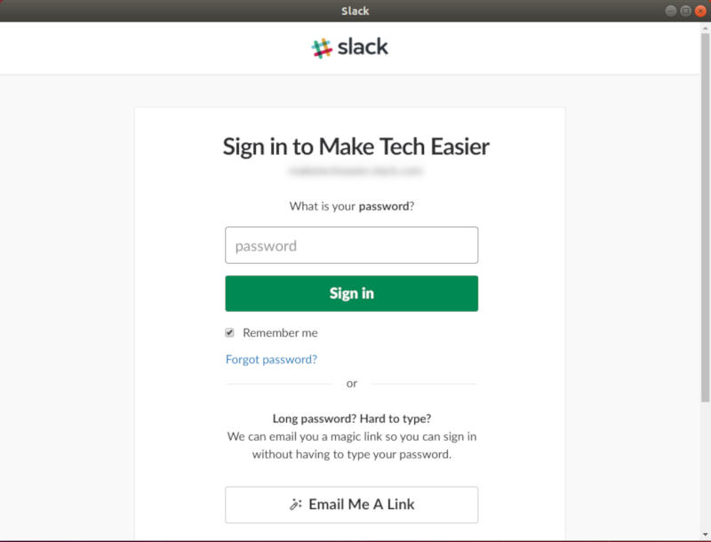 Slack Enter Password Slack Enter Password
