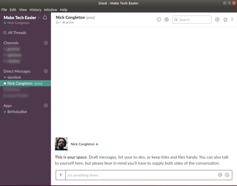 Slack on Ubuntu Slack on Ubuntu