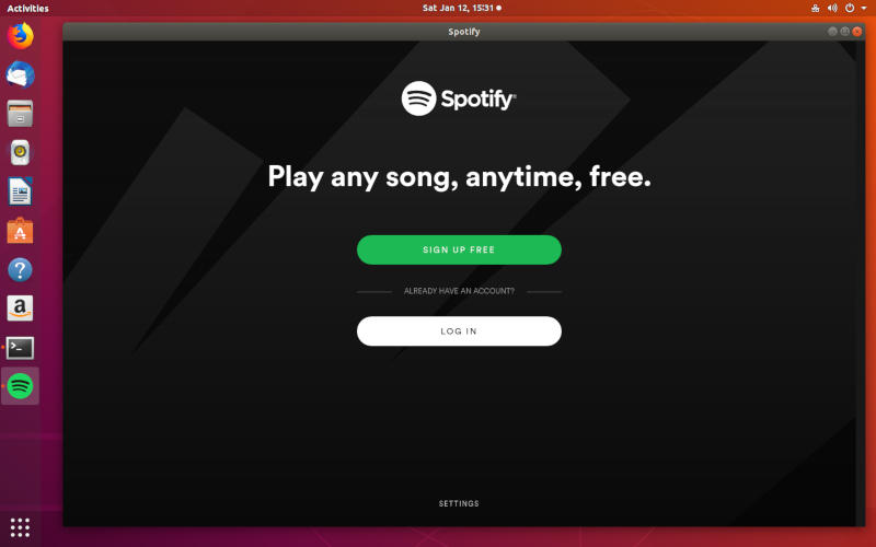 Spotify on Ubuntu