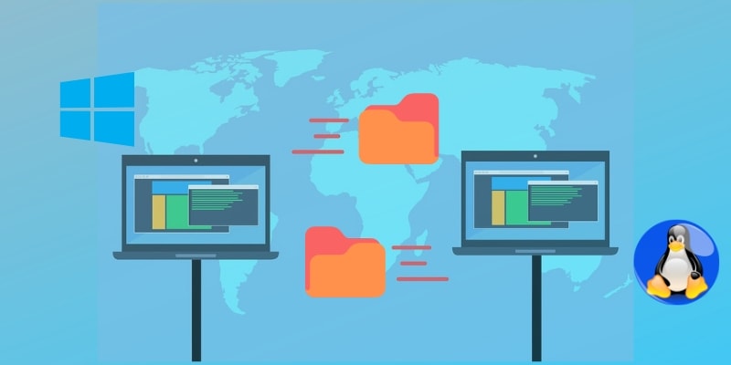 How to Transfer Files Between Linux and Windows via LAN Featured Image